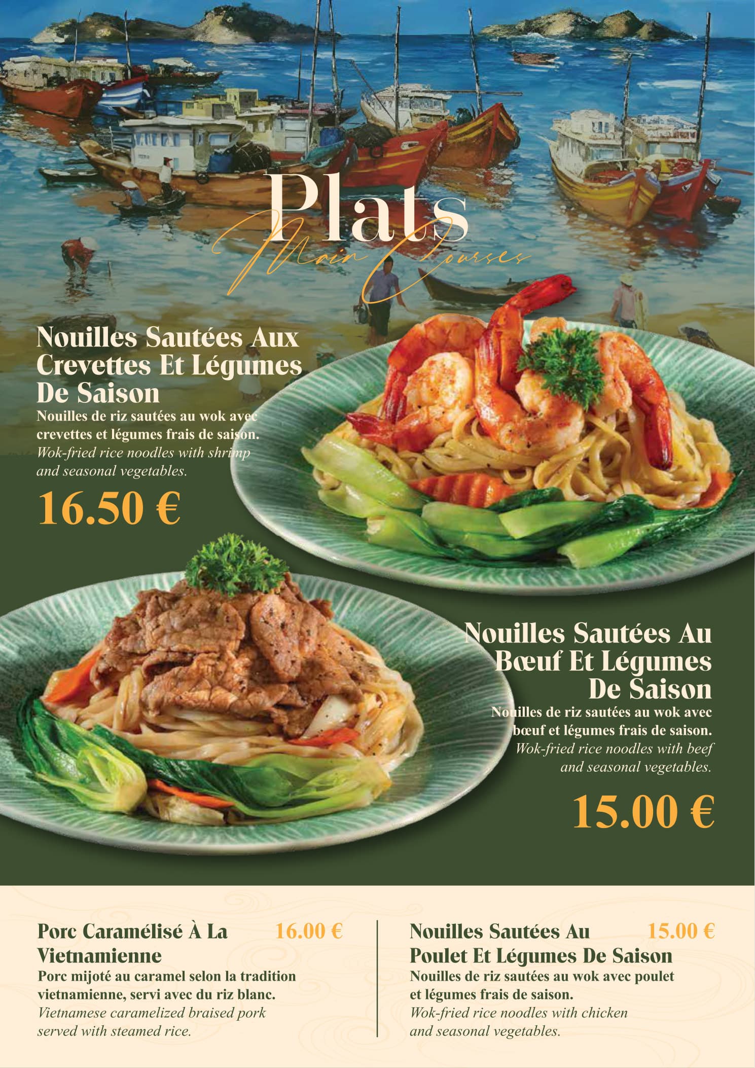 Menu page 9