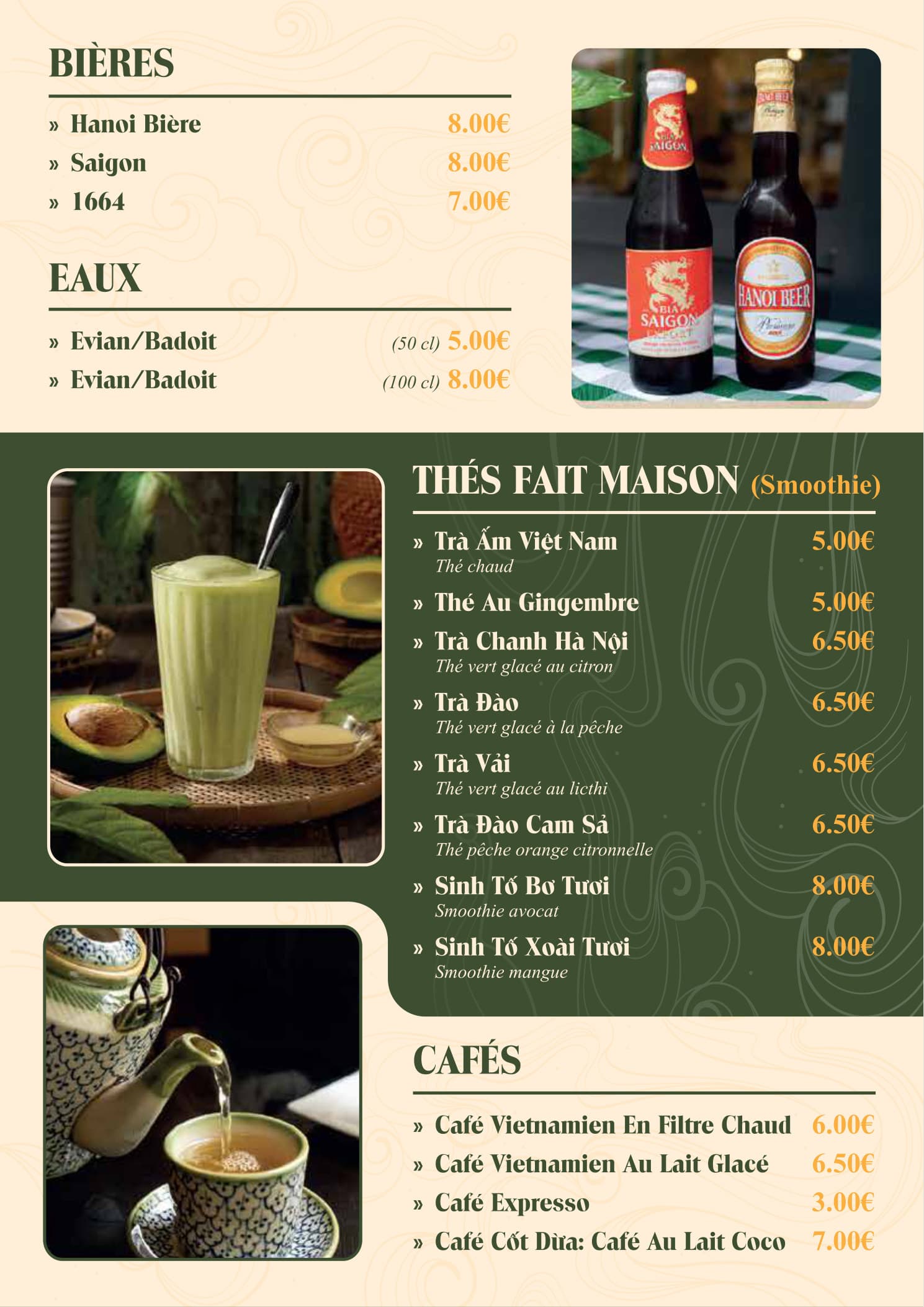 Menu page 14